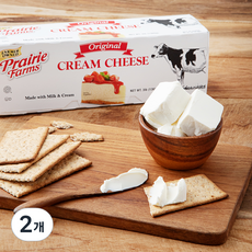 PrairieFarms 미국 크림치즈, 1360g, 2개