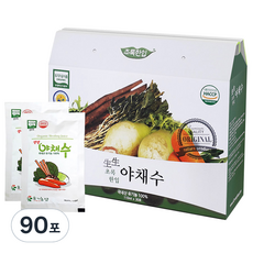유기농샵 생생 유기농 야채수 주스, 90포, 110ml