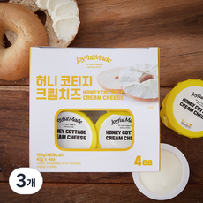조이풀메이드 허니 코티지 크림치즈 4개입 160g 3개