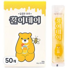 꿀이데이 휴대용 벌꿀스틱, 300g, 2개