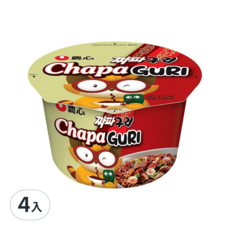 NONGSHIM 農心 浣熊炸醬烏龍碗麵 114g, 4入