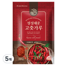 채운 정성 고춧가루, 250g, 5개