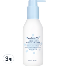 편강율 키즈 앤 베이비 모이스처 선크림 SPF50+ PA++++, 3개, 150ml 3개, 150ml