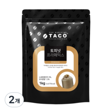 타코 토피넛 파우더, 1kg, 1개입, 2개