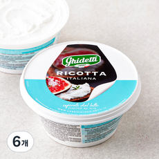 기데티 리코타 치즈, 295g, 6개