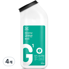 레인보우샵 G1 구연산 베이직 왕톡톡이, 420g, 4개