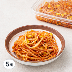 식탁위의사계 녹선 매콤 콩나물무침, 210g, 5개