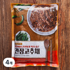 반찬단지 간장고추채, 1kg, 4개