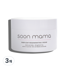 순마마 비건 새싹 리제너레이팅 크림, 100ml, 3개