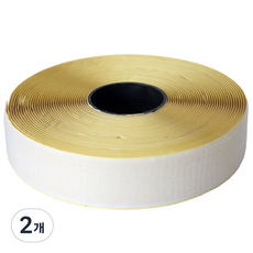 리에노 벨크로테이프 50mm x 10m 까칠이 흰색, 2개