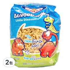 HELIOS Pasta 義大利麵 恐龍造型, 2包, 500g, 寶寶副食品