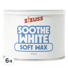 지저쓰 소프트왁스 수드화이트, 6개, 400ml