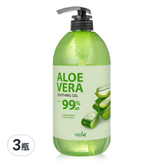 TOUCH ME 蘆薈舒緩凝膠 99.85% 蘆薈萃取 1000ml 3罐, 1L, 3瓶