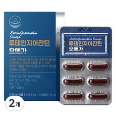 한미양행 루테인 지아잔틴 오메가 1 050mg, 30정, 2개