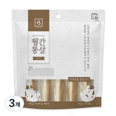 브리더랩 반려동물 월간통살 황태 스틱타입 간식 20g x 30p