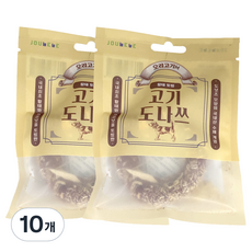 한스펫 영양만점 오래먹는 고기와도나쓰 강아지 간식 M, 오리황태, 30g, 10개