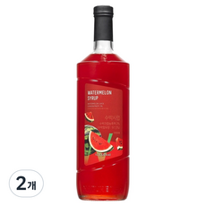 네이쳐티 수박 시럽, 2개, 1L
