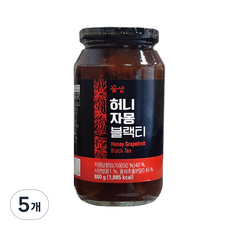 꽃샘 허니 자몽블랙티, 800g, 5개, 5개