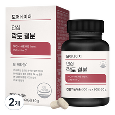 MORENATURE 源自乳酸菌的乳鐵，60 片, 2個