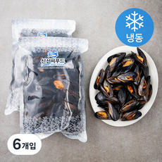 신선씨푸드 국산 자숙 피홍합 500g*2, 500g, 6개입