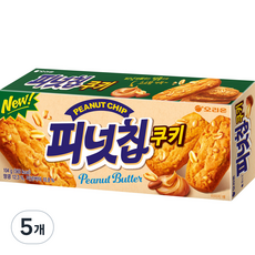 오리온 피넛칩쿠키, 104g, 5개