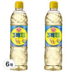 오뚜기 3배 양조식초, 900ml, 6개