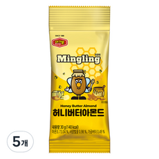 머거본 허니버터 아몬드, 30g, 5개