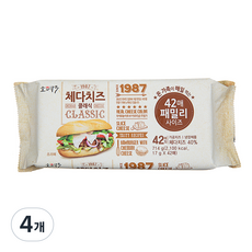 소와나무 체다치즈 클래식, 17g, 42개입, 4개