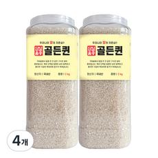 대한농산 통에담은 경기 골든퀸 백미, 4개, 2kg