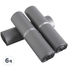 가팡 택배 비닐봉투 폴리백 실버 D HDPE 0.08 200p, 6개