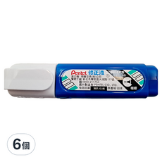 PENTEL 藍極細萬能修正液 ZL31-WTN 12ml 6個入組 超值裝, 6個