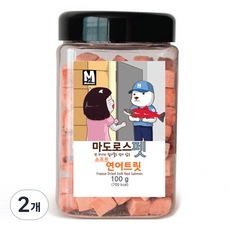 마도로스펫 반려동물 소프트 연어트릿, 100g, 2개, 홍연어 - 연어트릿