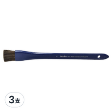 Macro Wave 馬可威 黑貂水彩排筆 AR3210 藍桿, 1吋, 3支
