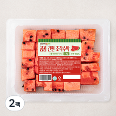 곰곰 간편 조각수박, 1kg, 2팩