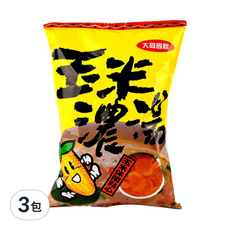 大同國際 玉米濃湯餅乾，玉米休閒點心, 100g, 3包