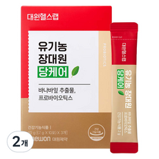대원제약 대원헬스랩 유기농 장대원 당케어 유산균, 2개, 30회분