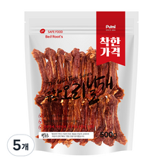 벨루츠 수제 유황오리날개 강아지간식 500g, 유황오리맛, 5개