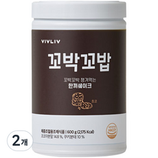 비브리브 꼬밥꼬밥 초코 다이어트쉐이크, 600g, 2개