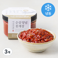 이금선명인 순살 양념 꽃게장 (냉동), 250g, 3개