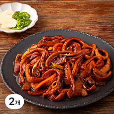 김씨밥 갓 버무린 오징어 볶음, 500g, 2개