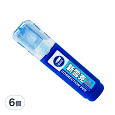 CKS 新雪克 修正液 環保速乾型 F1250M-1, 12g, 6個