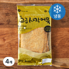 부산미도 고급 사각어묵 (냉동), 500g, 4개