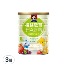 QUAKER 桂格 敏智HA麥精 乳鐵蛋白配方, 700g, 3罐, 6個月以上