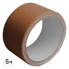 PVC 미끄럼 방지 안전 테이프 갈색 폭 5cm x 길이 5m, 5개 5개