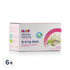 힙 유기농 허브티, 1.5g, 20개입, 6개