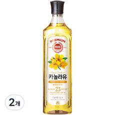 해표 카놀라유, 900ml, 2개