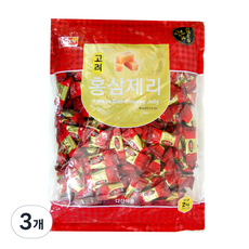 茶山食品高麗紅參果凍, 2kg, 3袋