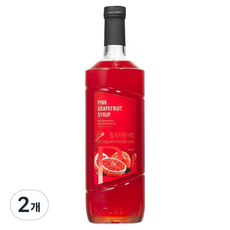 네이쳐티 핑크자몽시럽, 1L, 2개