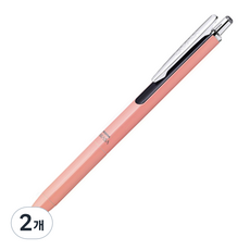 제브라 사라사 그랜드 파스텔 칼라 메탈 고급볼펜 0.5mm, Pastel Pink, 2개