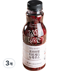 오르지오 프리미엄 타트체리 농축 주스, 3개, 450ml